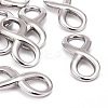 Tarnish Resistant Smooth Surface 304 Stainless Steel Infinity Links connectors STAS-N006-03-1