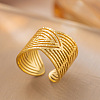 304 Stainless Steel Cuff Rings FS-WG2A607-05-1