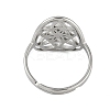 201 Stainless Steel Adjustable Rings for Women RJEW-M008-01P-3