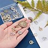 24Pcs 2 Style 304 Stainless Steel Pendants STAS-UN0032-32-2