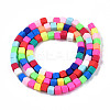 Handmade Polymer Clay Beads Strands CLAY-N008-061-10-2
