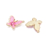 Rack Plating Alloy Enamel Pendants LS-ENAM-N056-364KCG-02-2
