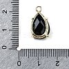 Natural Obsidian Faceted Pendants G-M431-16G-09-3