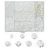 1110Pcs Transparent Glass Beads GLAA-YW0003-86-1