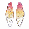 Transparent Epoxy Resin Big Pendants X-RESI-T046-01-3