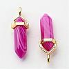 Natural Mixed Stone Pointed Pendants G-G902-A-3