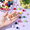 30Pcs Opaque Acrylic Beads OACR-YW0003-87A-5
