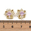 Brass Pave Cubic Zirconia Multi-strand Links ZIRC-F145-02G-01-3