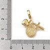 Brass European Dangle Pendants KK-D431-079A-G-3