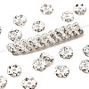 Brass Grade B Rhinestone Spacer Beads RSB032-B01-1