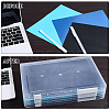 Transparent Plastic Packaging Boxes with Hinged Lid AJEW-WH20060-90A-4