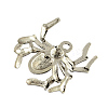 Halloween Jewelry Tibetan Style Alloy Spider Pendants TIBEP-S269-AS-FF-2