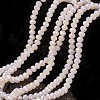 Electroplate Glass Beads Strands EGLA-A034-J6mm-T06-1
