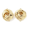 Knot Brass Connector Charms KK-N254-100G-1