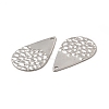 Non-Tarnish 304 Stainless Steel Pendants STAS-A070-31P-2