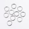 Tarnish Resistant 304 Stainless Steel Open Jump Rings STAS-P151-02-1