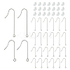 100Pcs 3 Styles 316 Surgical Stainless Steel Earring Hooks FIND-YW0005-50-1