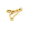 304 Stainless Steel Pendants STAS-R137-01G-A-2