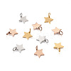Kissitty 30Pcs 3 Colors 304 Stainless Steel Charms STAS-KS0001-15-8
