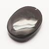 Carved Natural Ice Rainbow Obsidian Pendants G-G660-40-3