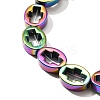 Electroplated Synthetic Non-magnetic Hematite Beads Strands G-L613-Z01-01-3