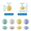 80Pcs 8 Style Food Grade Eco-Friendly Silicone Beads SIL-TA0001-03-8