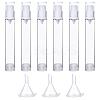 Globleland 6Pcs Plastic Sample Perfume Spray Bottles MRMJ-GL0001-15-1