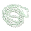 Frosted Crackle Glass Beads Strands GLAA-U001-6mm-M01-3