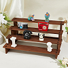 4-Tier Wood Organizer Display Riser Rack ODIS-WH0329-97-5