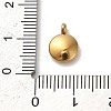 304 Stainless Steel Black Enamel Charms STAS-R009-01G-X-3