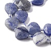 Natural Blue Aventurine(Dyed & Heated) Beads Strands G-P570-E08-02-4