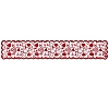 Valentine's Day Love Heart Polyester Embroidery Table Runners PW-WG76614-01-1