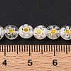 Handmade Millefiori Lampwork Beads Strands LAMP-G164-11O-4
