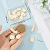 24Pcs 4 Styles Brass Connector Charms KK-CN0001-99-3
