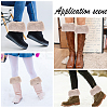 Acrylic Fiber Woolen Yarn Socks Leg Cover AJEW-WH20018-149A-5
