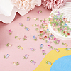 160Pcs 8 Colors Luminous Resin Cabochons MRMJ-TA0001-23-4