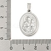 Non-Tarnish 304 Stainless Steel Pendants STAS-B071-02A-23P-3