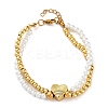 Brass Multi-strand Bracelets BJEW-M056-03G-2