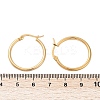 PVD Vacuum Plating 201 Stainless Steel Hoop Earrings with 304 Stainless Steel Pins for Women EJEW-D279-12G-02-3