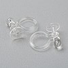 Plastic Clip-on Earring Findings X-KY-P001-07-2