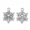 Tibetan Style Alloy Pendants TIBE-N010-22AS-RS-2