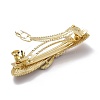 Alloy Crystal Rhinestone Hair Barrettes PHAR-D011-05LG-3