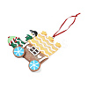 Christmas Car Handmade Polymer Clay Pendant Decorations LS-HJEW-P017-03F-2