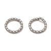 Non-Tarnish 304 Stainless Steel Twisted Open Jump Rings LS-STAS-H129-04P-1