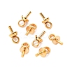 304 Stainless Steel Cup Pearl Peg Bails Pin Pendants STAS-H436-15-5