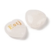 Natural Quartz Crystal Heart Engraving MBTI Figurines Statues for Home Office Desk Decorations X1-G-K353-05L-2