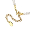 4Pcs 4 Styles ABS Plastic Imitation Pearl Beaded Necklaces NJEW-JN04859-6