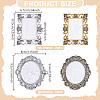 4Pcs 2 Styles 2 Colors Resin Imitation Shell Color Palette DIY-NB0013-56-2