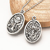 Tibetan Style Alloy Pendants TIBE-Q078-06AS-RS-5