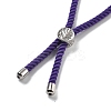 Twisted Nylon Cord Silder Bracelets DIY-B066-03P-24-3